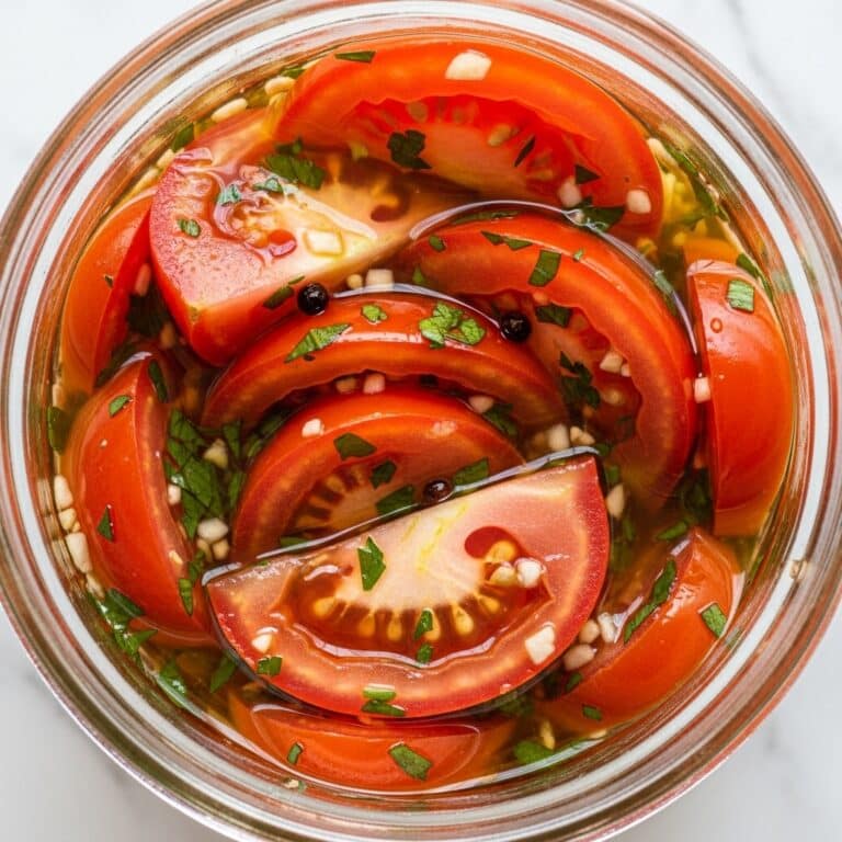 5-Ingredient Marinated Tomatoes: Quick and Tasty Delight Recipe