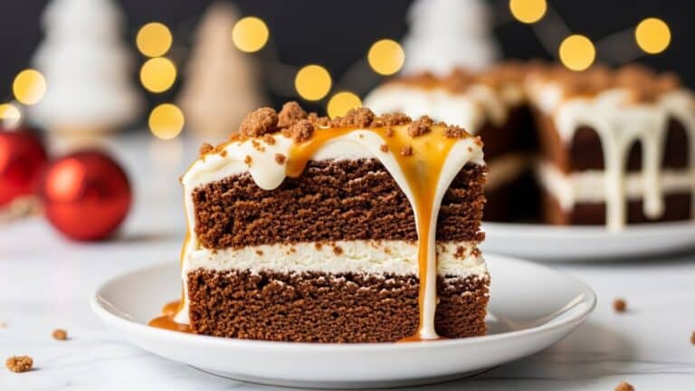 Gingerbread Cake with Cinnamon Molasses Frosting Recipe