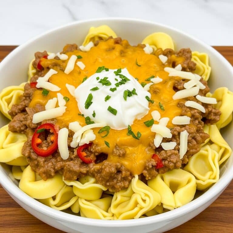 Cheesy Taco Tortellini Bowl Recipe