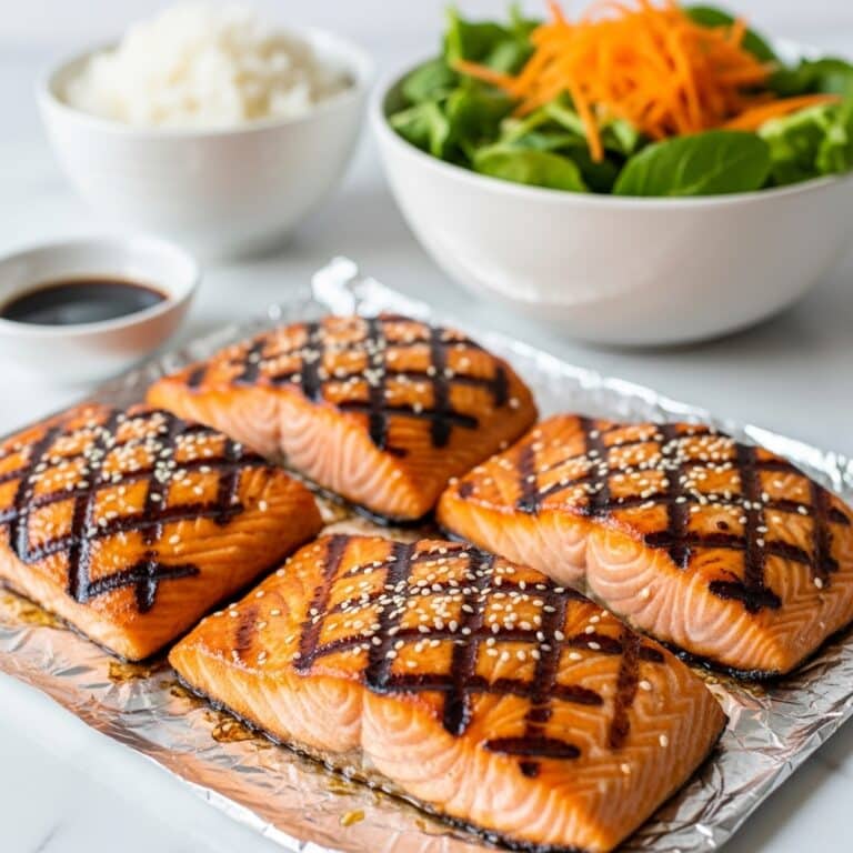 Korean-Style Grilled Salmon in Sweet Bulgogi Marinade Recipe
