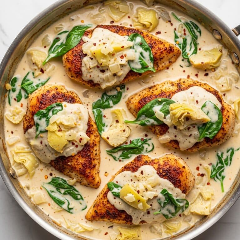 Spinach Artichoke Chicken Skillet (Paleo, Whole30, & Keto) Recipe