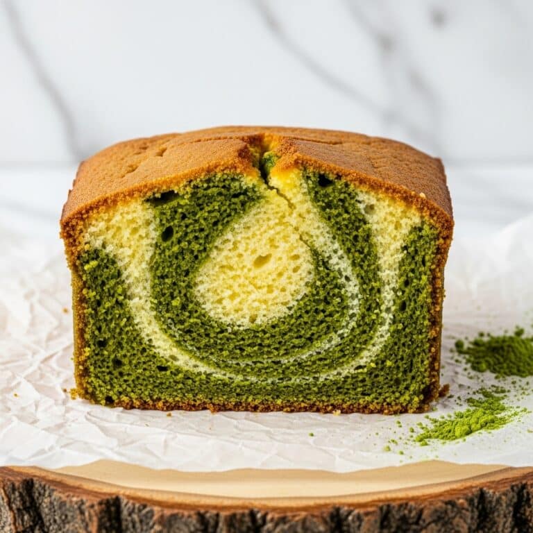 Matcha Pound Cake Recipe