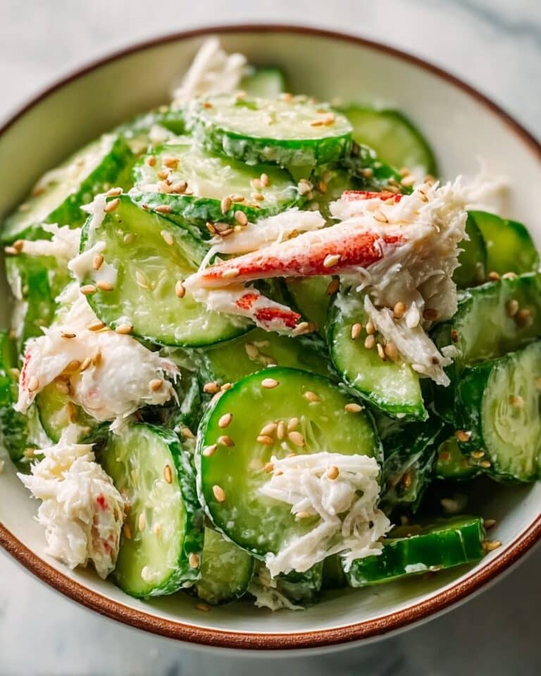 Cucumber Salad with Crab Meat Delight Recipe
