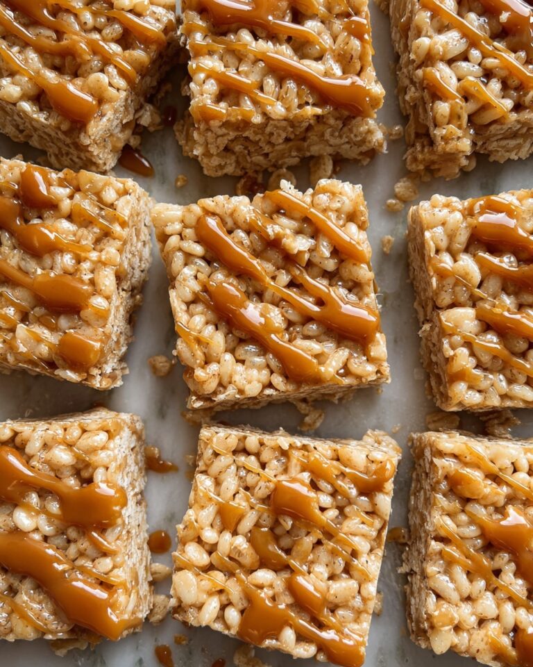 Salted Caramel Rice Krispie Treats Recipe