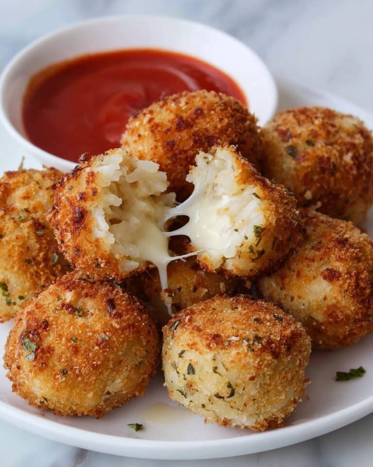 Cheesy Risotto Arancini Recipe