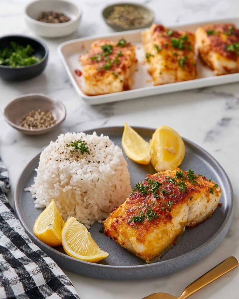 Air Fryer Cod with Paprika and Garlic Recipe