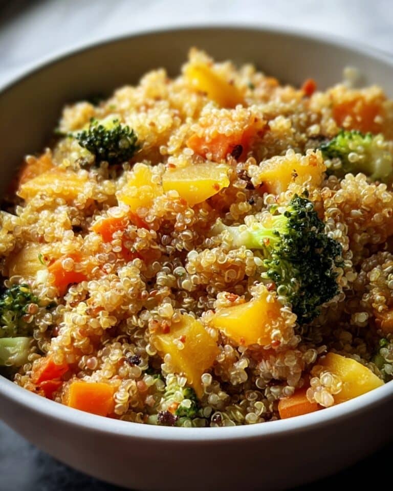 Easy One-Pot Lemon Garlic Quinoa with Veggies Recipe