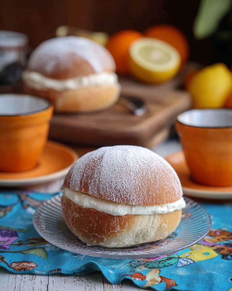 Maritozzi: Traditional Italian Sweet Buns Filled with Whipped Cream Recipe