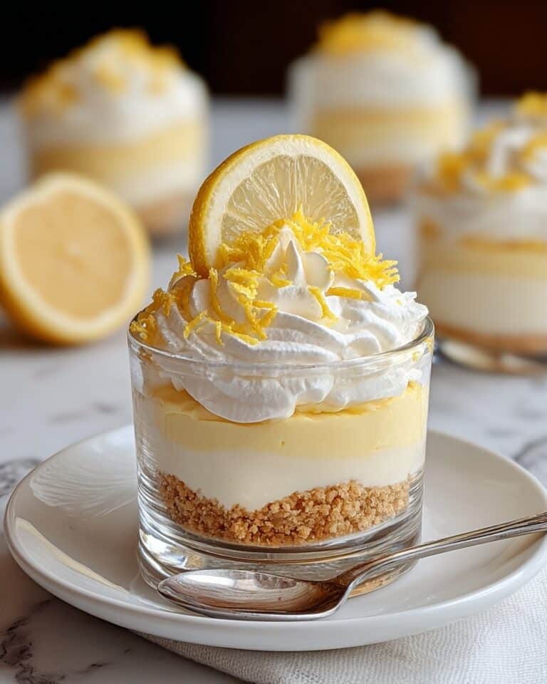 No-Bake Lemon Cheesecake Mousse Cups Recipe