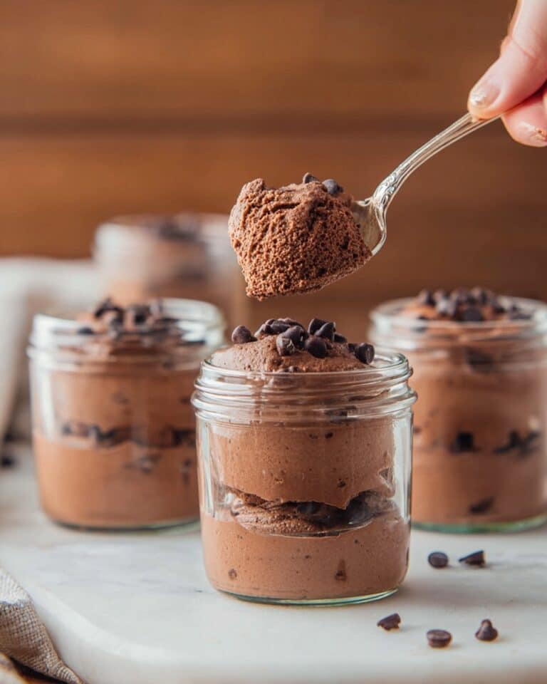 Chocolate Cottage Cheese Mousse Pudding Recipe