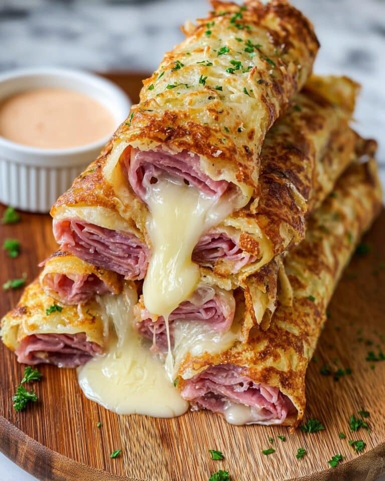 Keto Crispy Reuben Roll-Ups Recipe