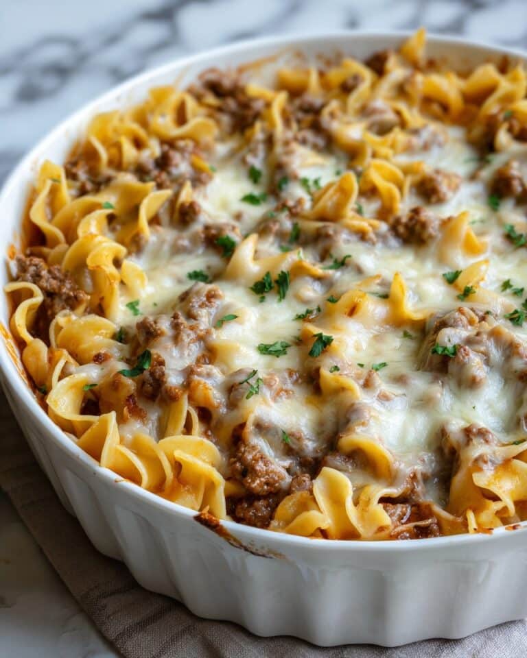 Sour Cream Beef Noodle Casserole Recipe