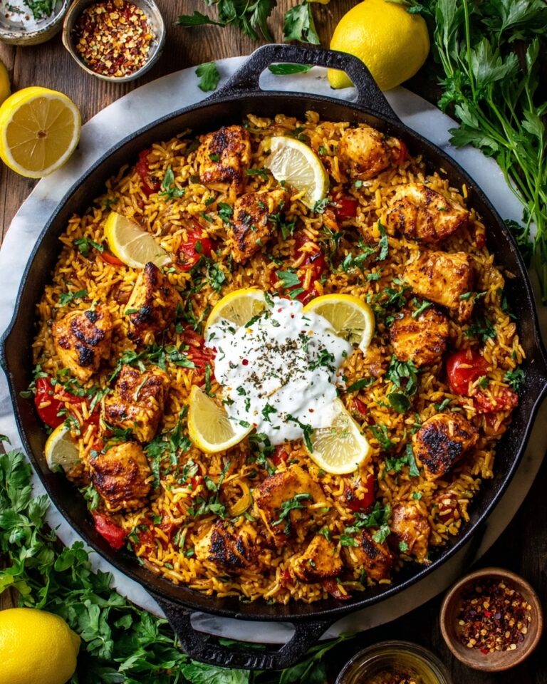 One Pot Chicken Shawarma Rice: Bold Middle Eastern Flavors in a Simple Dinner Recipe