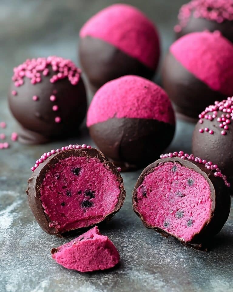 Dark Chocolate Dragon Fruit Coconut Treats Recipe
