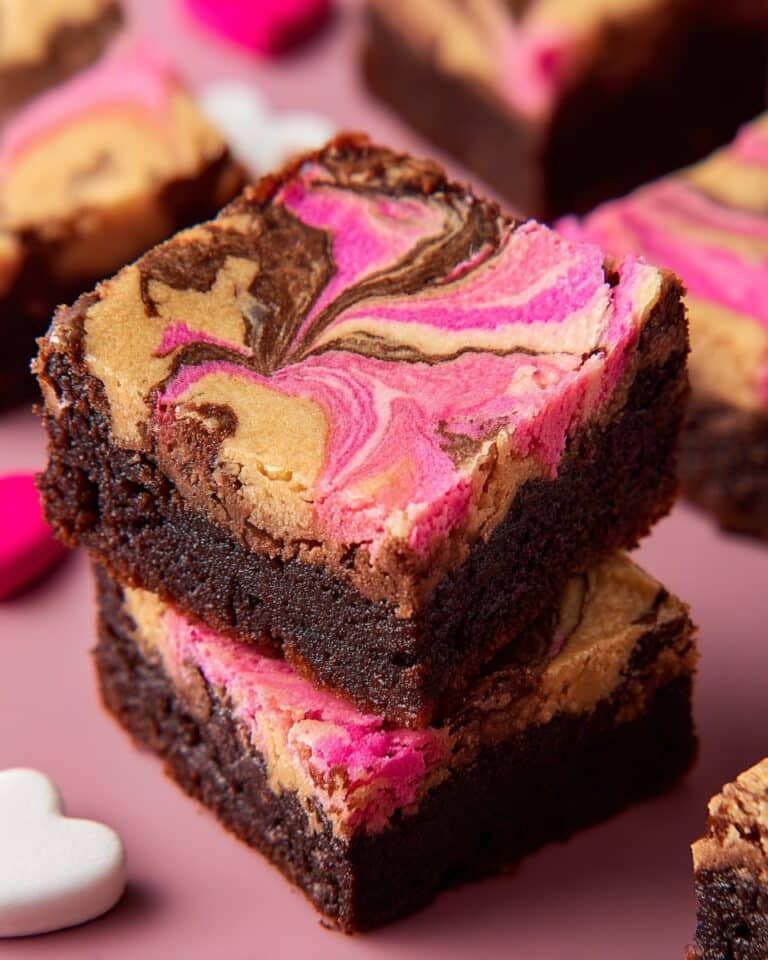 Valentine Brookies (Brownie + Sugar Cookie Swirls) Recipe