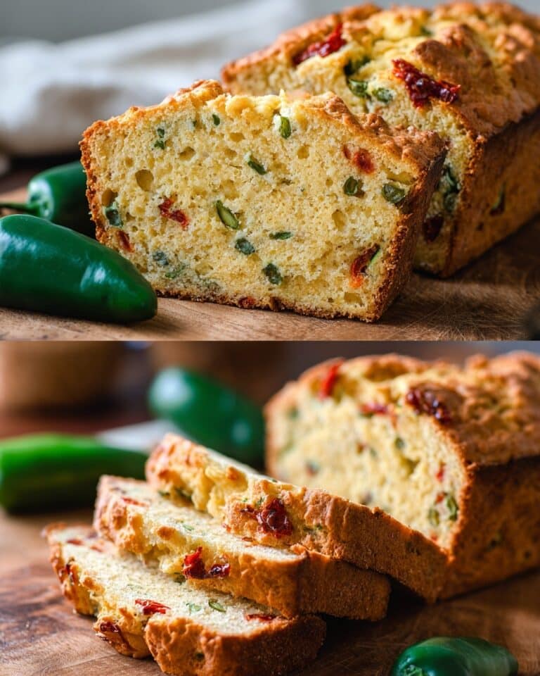 Sundried Tomato Jalapeño Cheddar Beer Bread Recipe