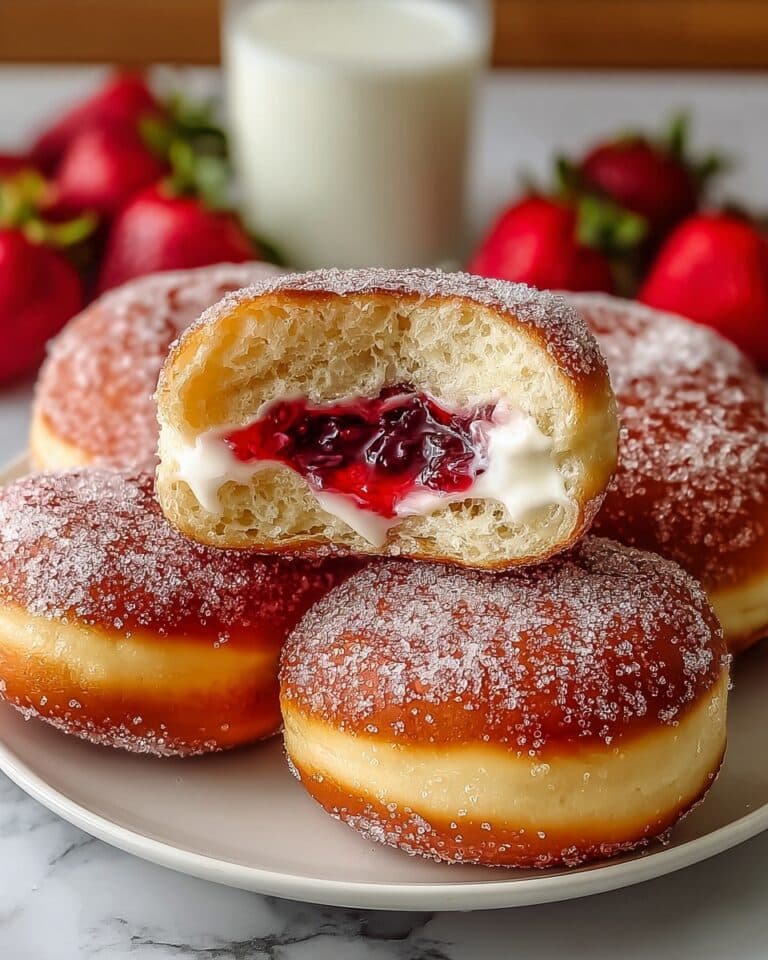 Strawberry Cheesecake Donuts Recipe