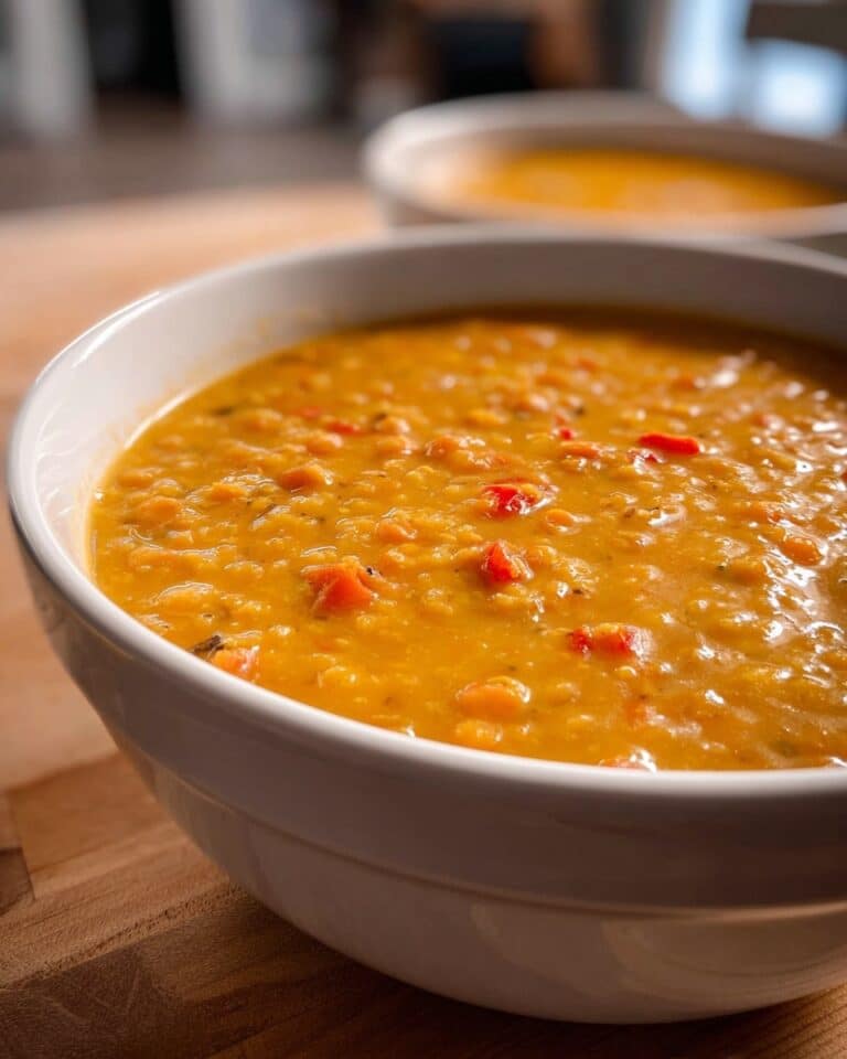 Amazing Coconut Curry Lentil Soup Recipe