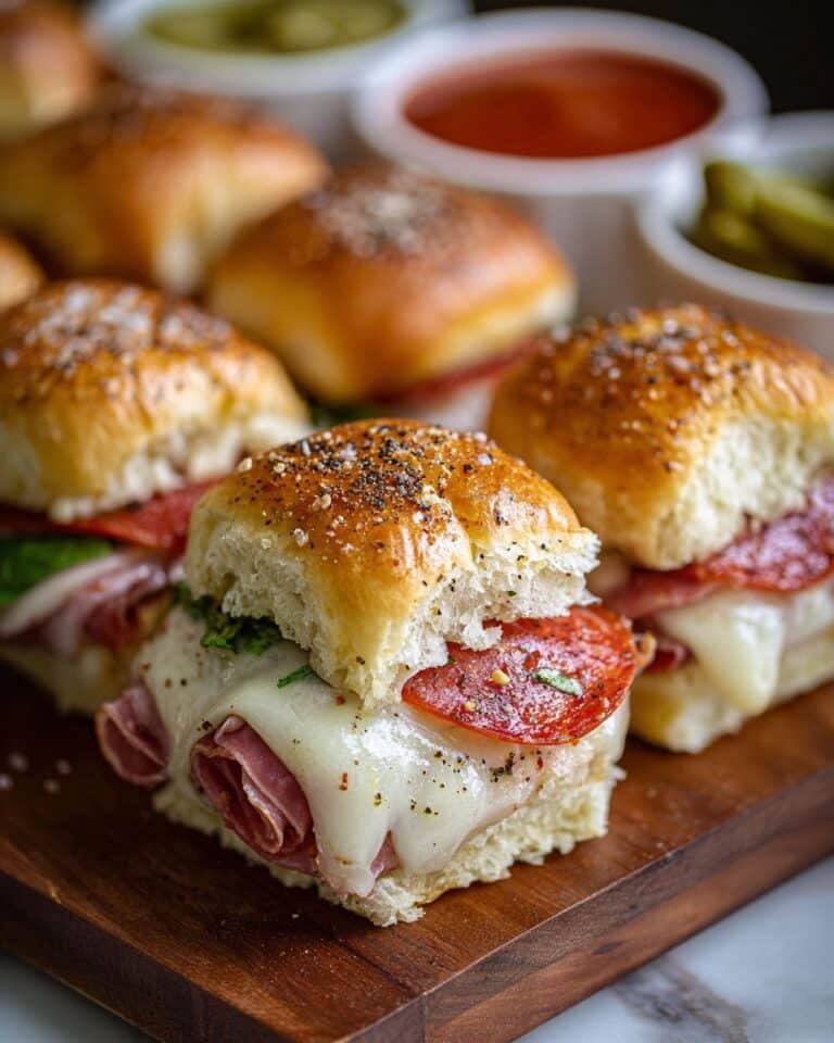 Hot Italian Sub Sliders Recipe