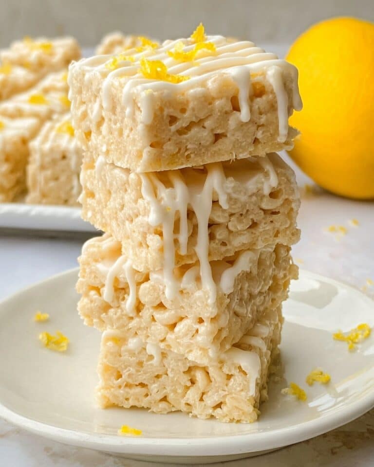 Lemon Rice Krispy Treats Recipe