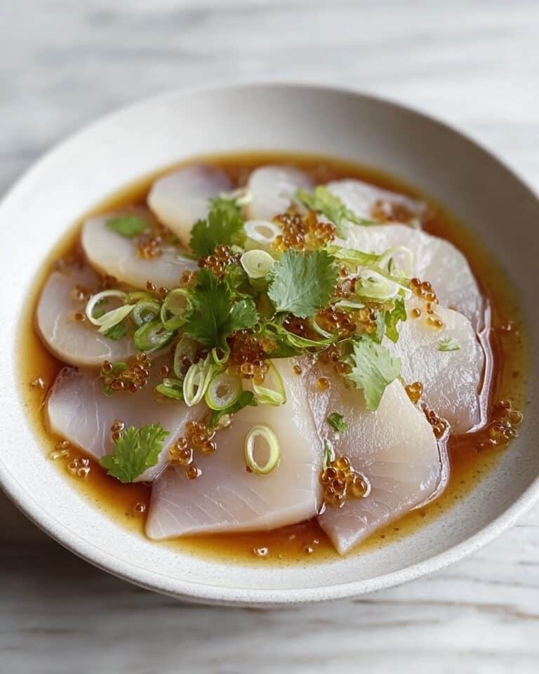Hamachi Crudo with Yuzu Ponzu Sauce Recipe