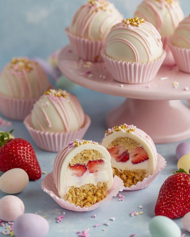Strawberry Shortcake Easter Egg Bombs – A Decadent Spring Treat! Recipe